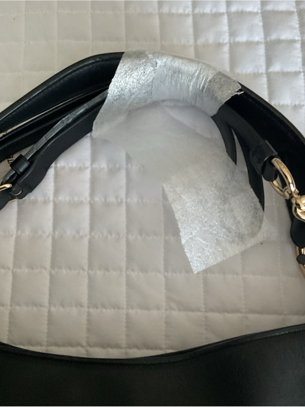 NWT Coach Black Leather Shoulder Nomad Hobo with Gold Hardware 36026 - Picture 7 of 7